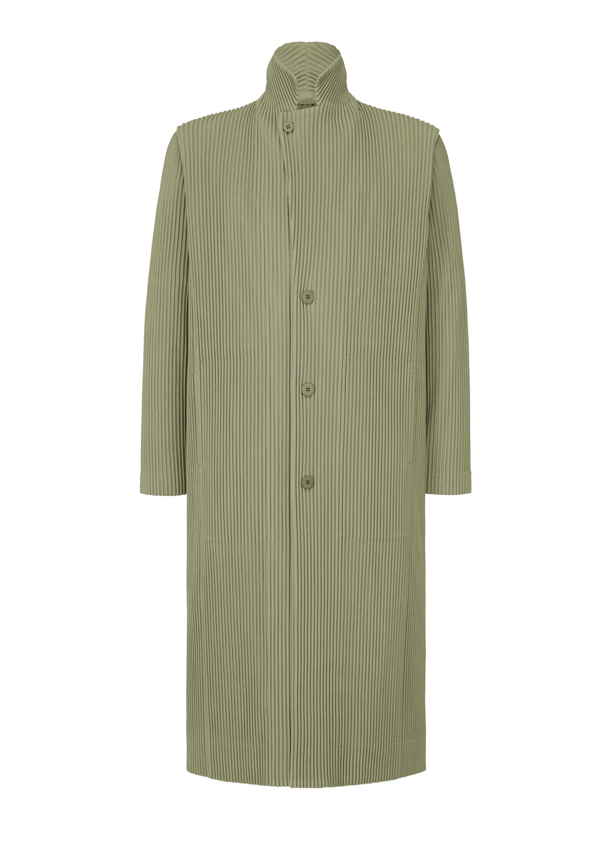 A detail shot of the Homme Plisse Issey Miyake TAILORED PLEATS 2 jacket.