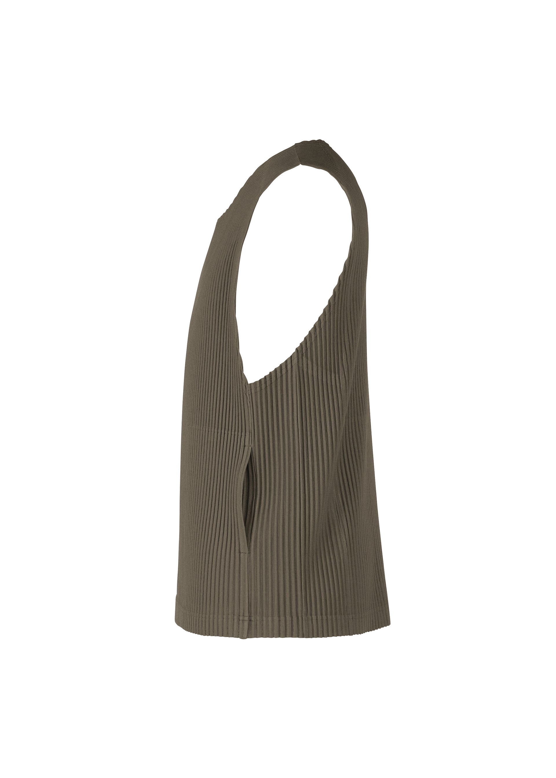 TAILORED PLEATS 2 Vest Mangan Green – ISSEY MIYAKE EU