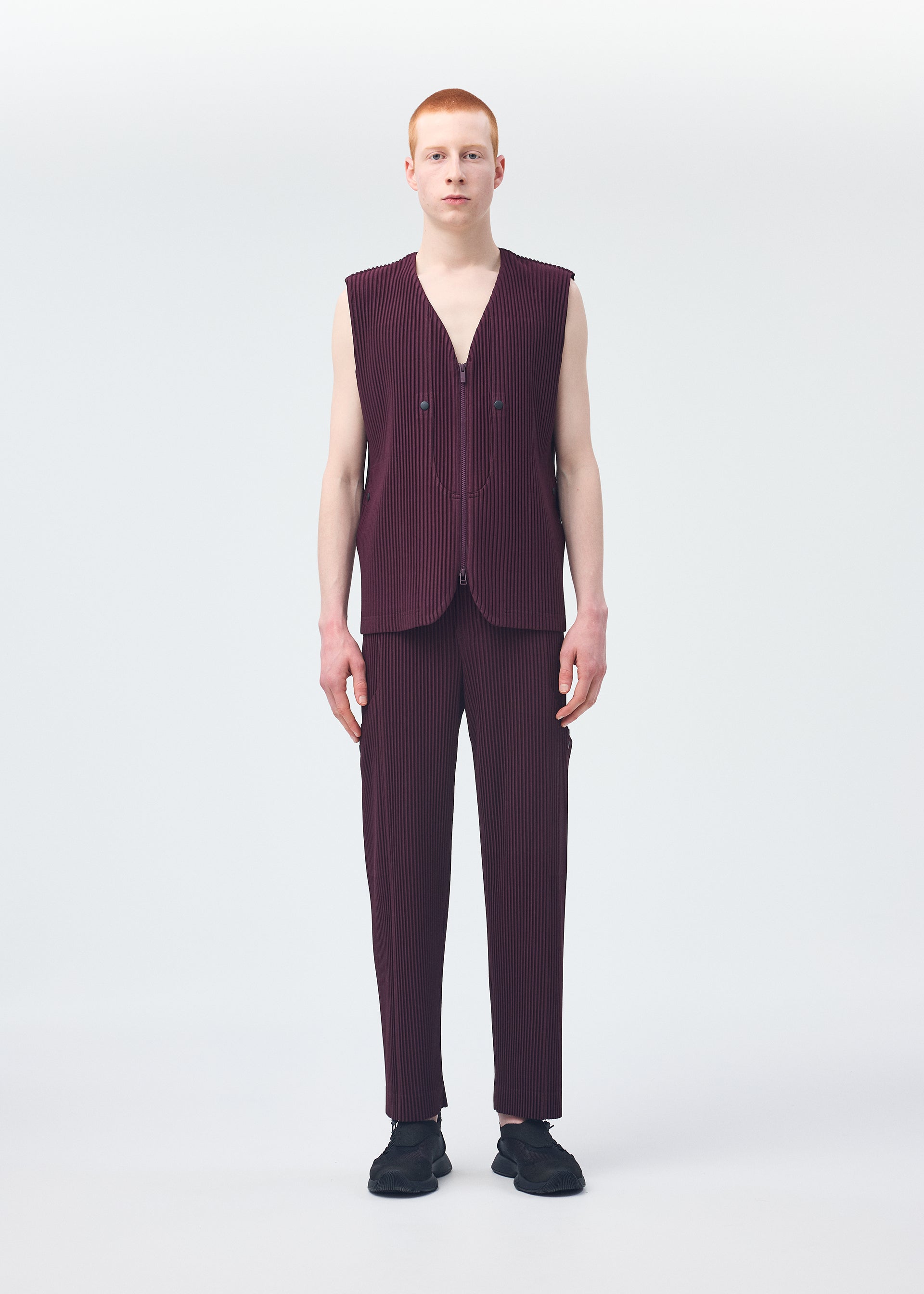 トップス HAI Issey Miyake Cotton Vest QUARRY Vest Sericite Blue – ISSEY MIYAKE EU