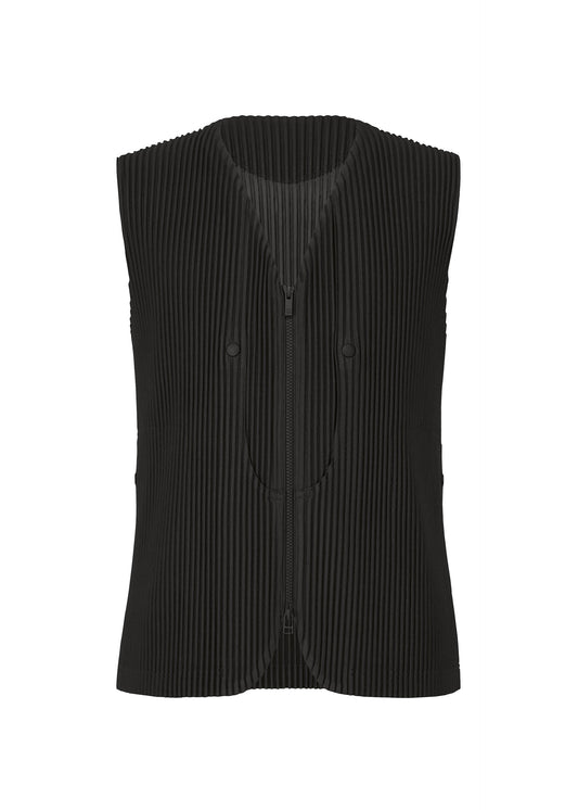 A product shot of the Homme Plisse Issey Miyake QUARRY vest in .