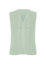 A product shot of the Homme Plisse Issey Miyake QUARRY vest in .