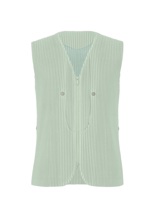 A product shot of the Homme Plisse Issey Miyake QUARRY vest in .