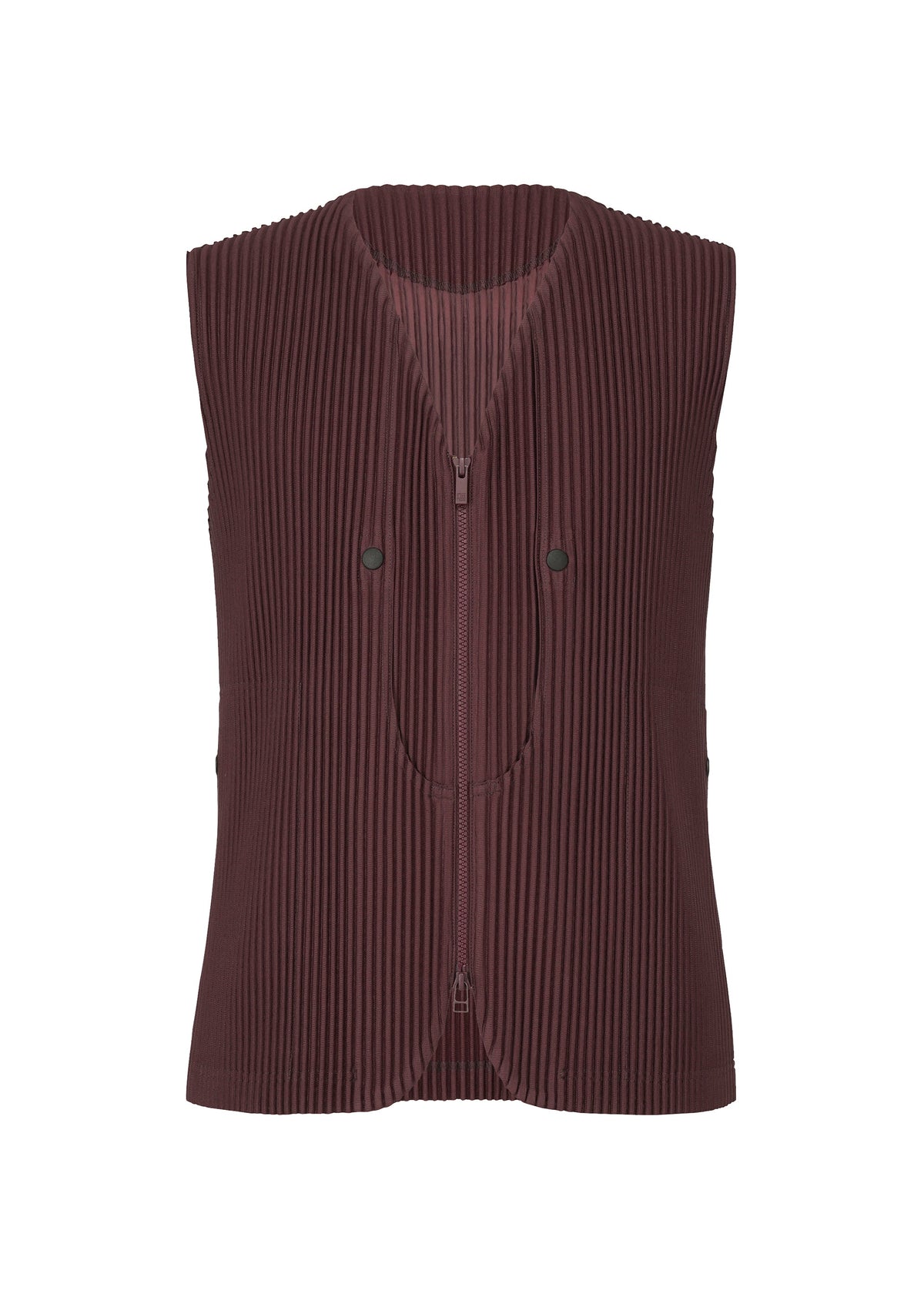 A product shot of the Homme Plisse Issey Miyake QUARRY vest in .