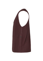 A detail shot of the Homme Plisse Issey Miyake QUARRY vest.