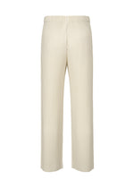 A detail shot of the Homme Plisse Issey Miyake MONTHLY COLORS : SEPTEMBER trousers.