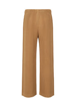 A detail shot of the Homme Plisse Issey Miyake MONTHLY COLORS : OCTOBER trousers.