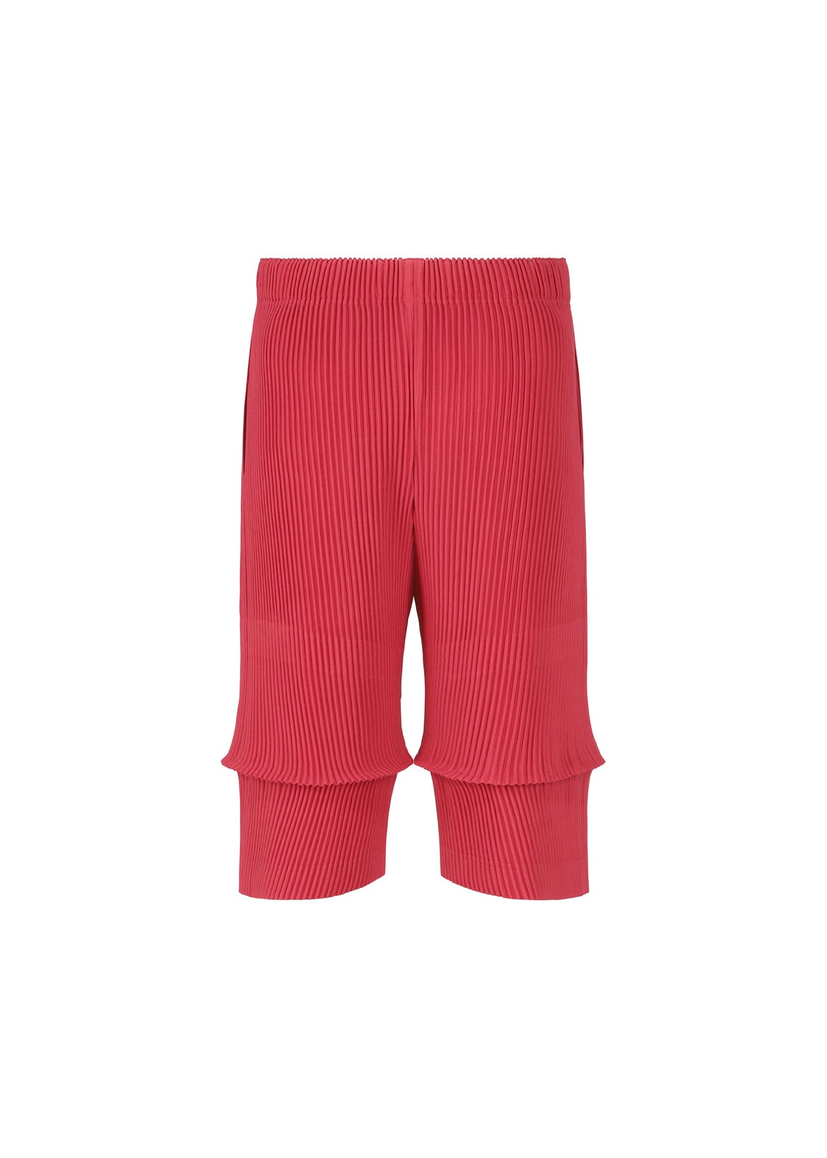 A detail shot of the Homme Plisse Issey Miyake PLEATS BOTTOMS 2 trousers.
