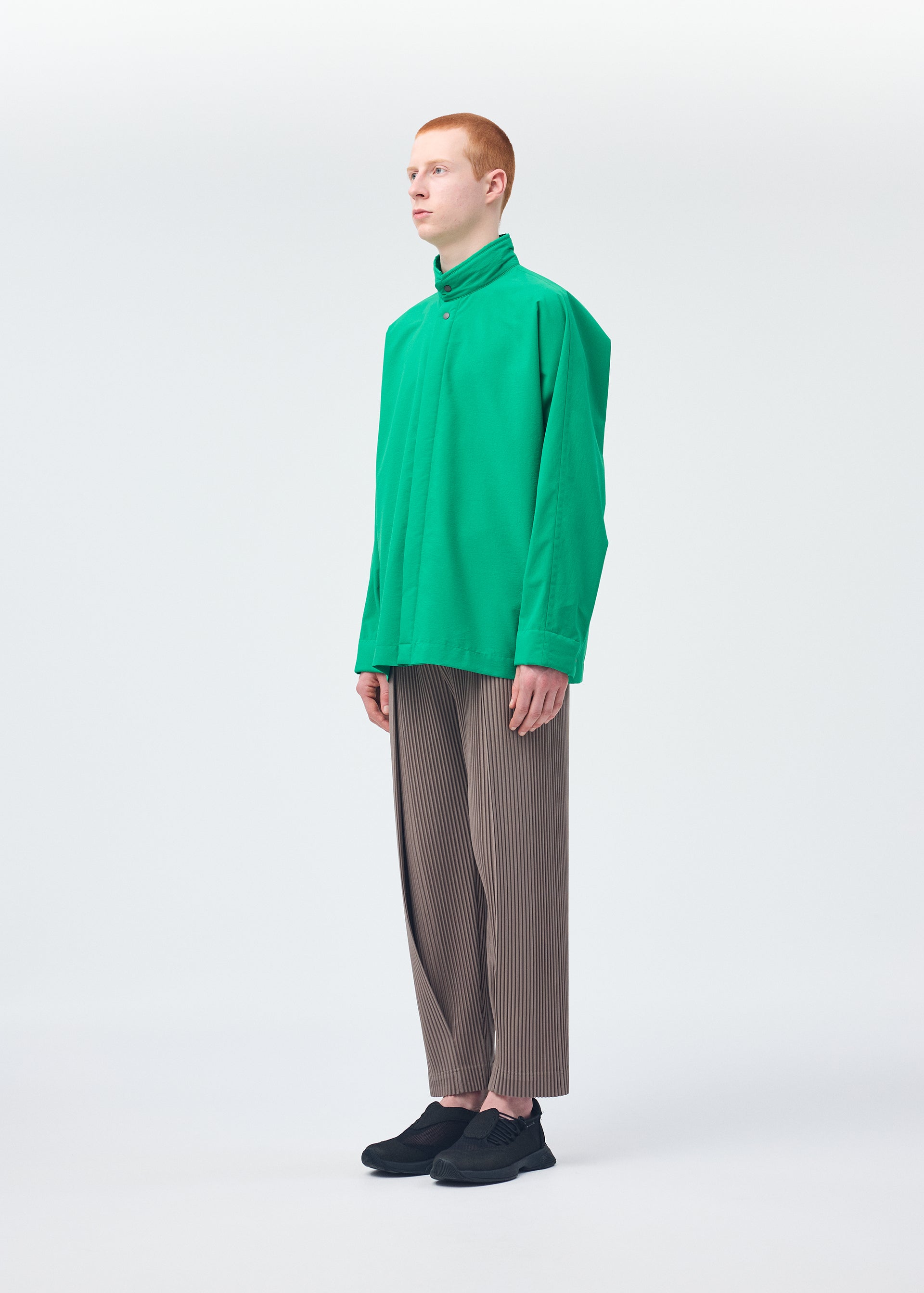 TAILORED PLEATS 1 Trousers Quartz Green