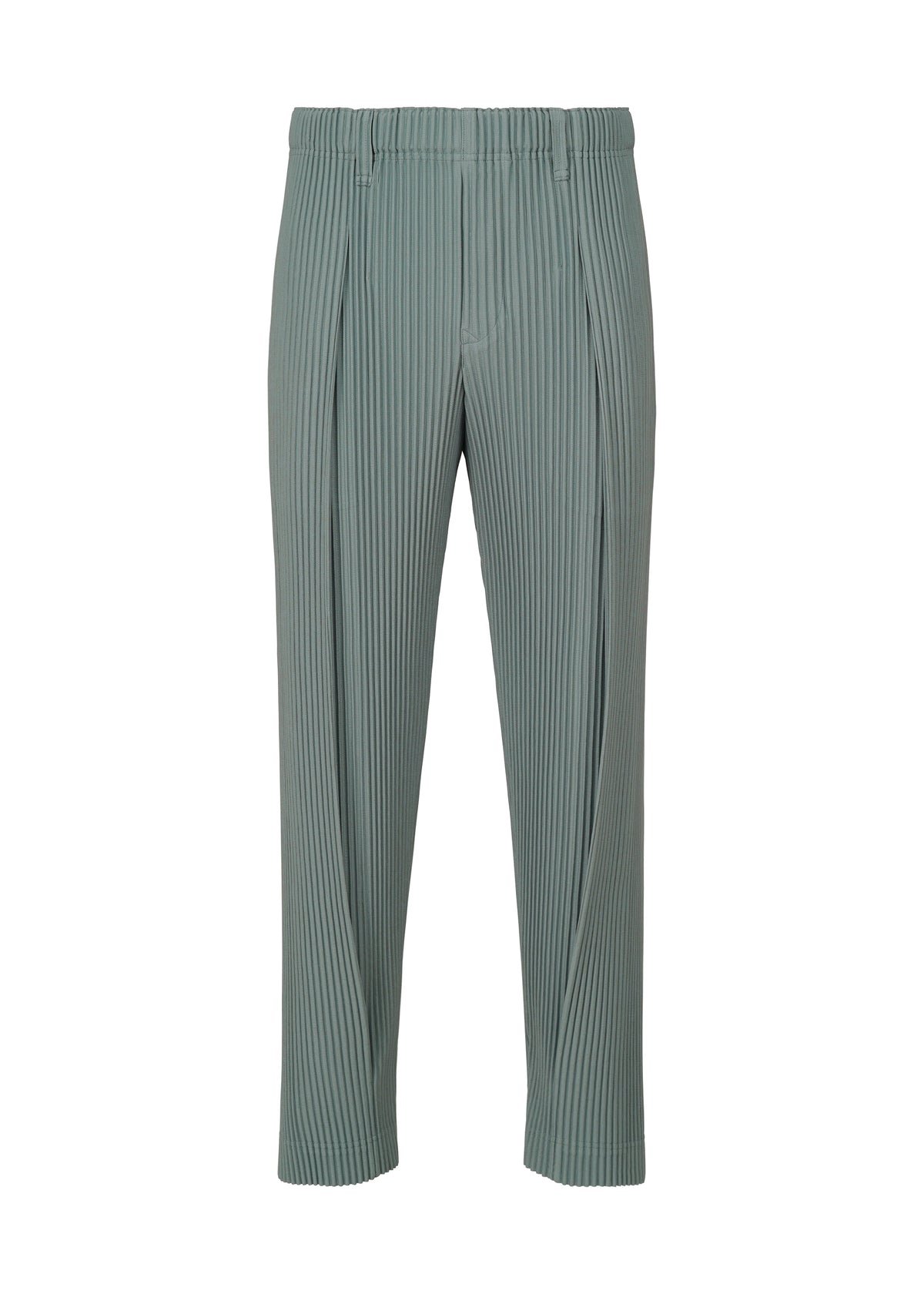 TAILORED PLEATS 1 Trousers Slate Blue
