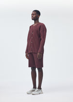 COLOR PLEATS Trousers Fluorite Pink