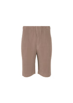 A product shot of the HOMME PLISSÉ ISSEY MIYAKE COLOR PLEATS trousers in seaside purple (83).