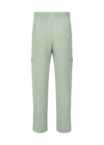 A detail shot of the Homme Plisse Issey Miyake QUARRY trousers.