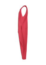 A detail shot of the Homme Plisse Issey Miyake PLEATS BOTTOMS 2 jumpsuit.