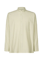 A product shot of the Homme Plisse Issey Miyake STRIPE JERSEY SHIRT prêt à porter in .