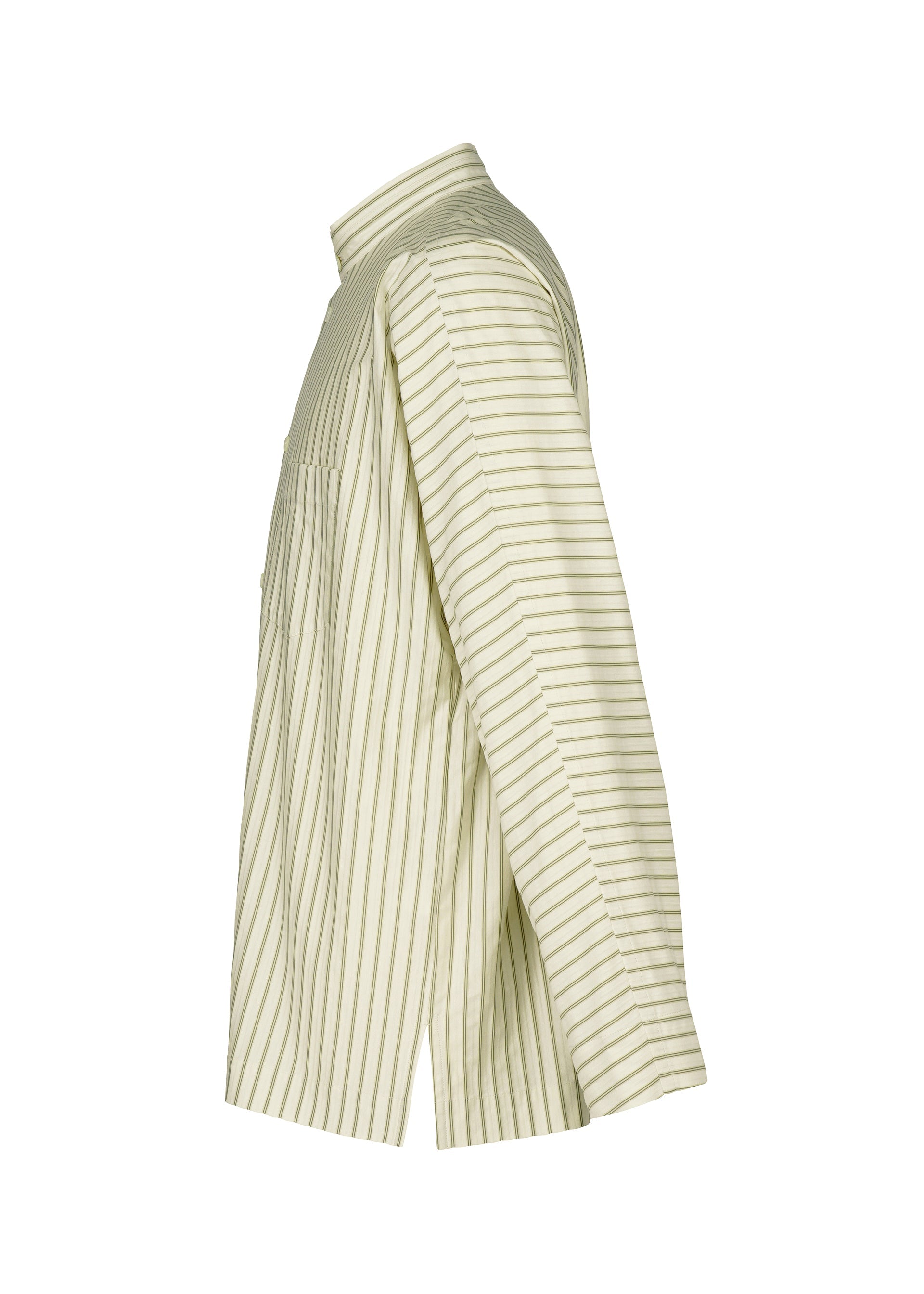 STRIPE JERSEY SHIRT Shirt Grey – ISSEY MIYAKE EU
