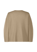 A detail shot of the Homme Plisse Issey Miyake MONTHLY COLORS : SEPTEMBER top.