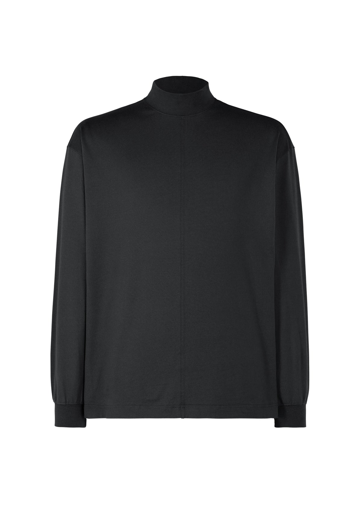 A product shot of the Homme Plisse Issey Miyake BLACK TURTLENECK TOP top in .