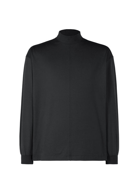 A product shot of the Homme Plisse Issey Miyake BLACK TURTLENECK TOP top in .