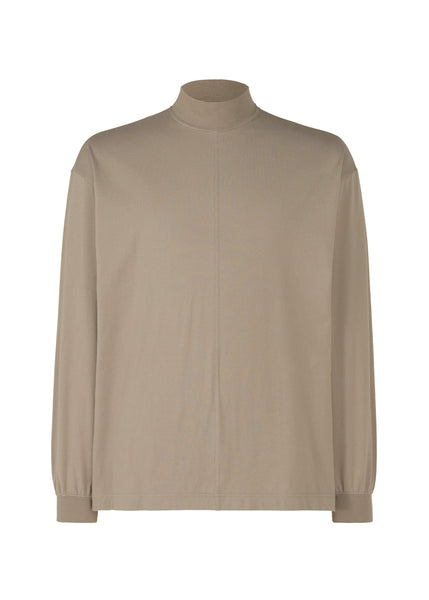 BLACK TURTLENECK TOP Top Greige – ISSEY MIYAKE EU