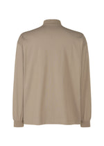 A detail shot of the HOMME PLISSÉ ISSEY MIYAKE Black Turtleneck Top top.