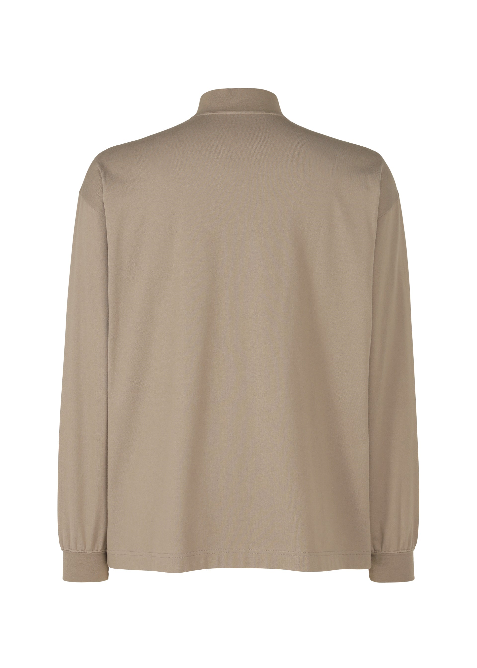 BLACK TURTLENECK TOP Top Greige – ISSEY MIYAKE EU
