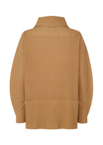 A detail shot of the Homme Plisse Issey Miyake MONTHLY COLORS : OCTOBER top.