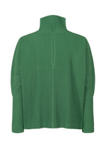 A detail shot of the Homme Plisse Issey Miyake MONTHLY COLORS : NOVEMBER top.