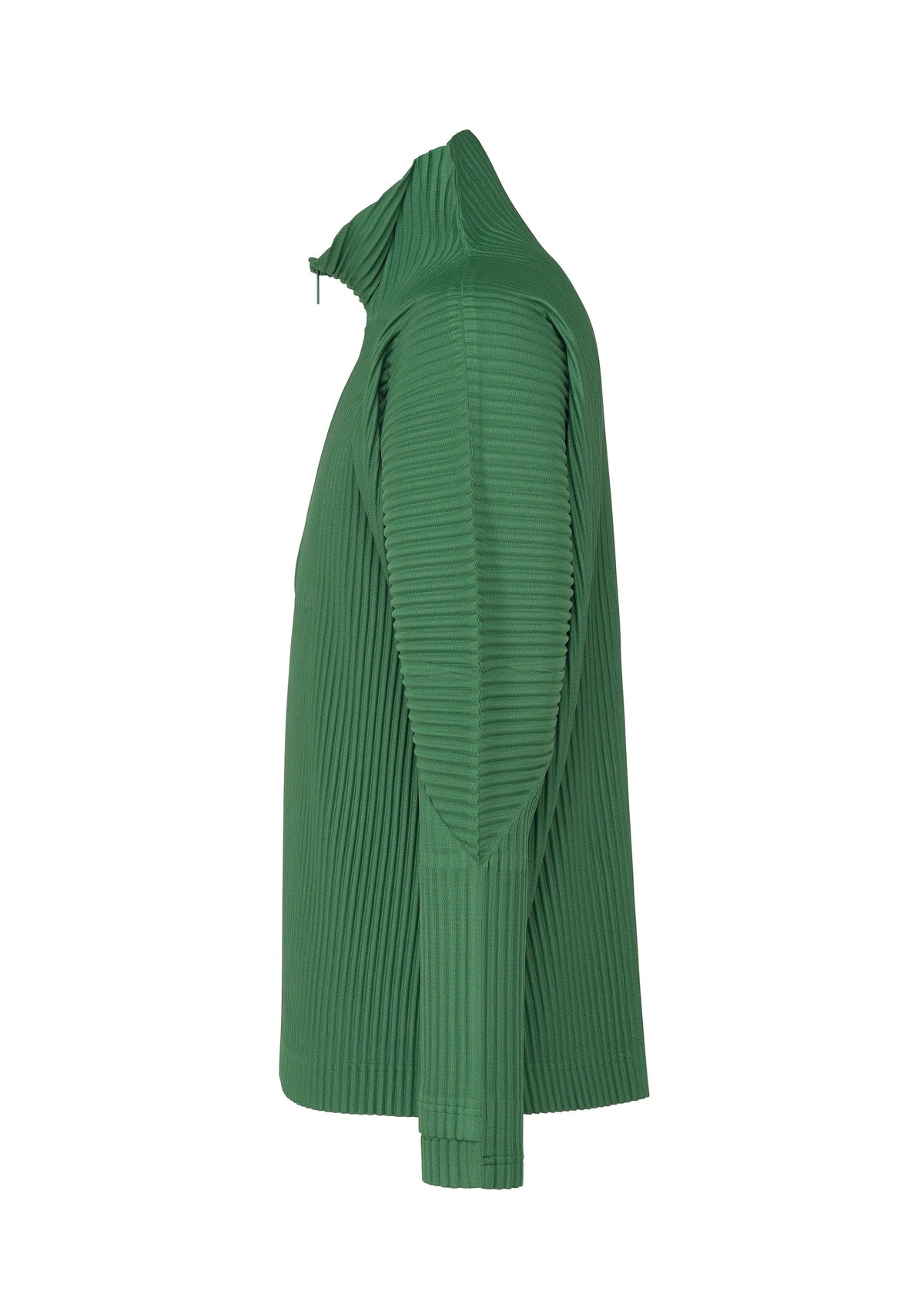 A detail shot of the Homme Plisse Issey Miyake MONTHLY COLORS : NOVEMBER top.