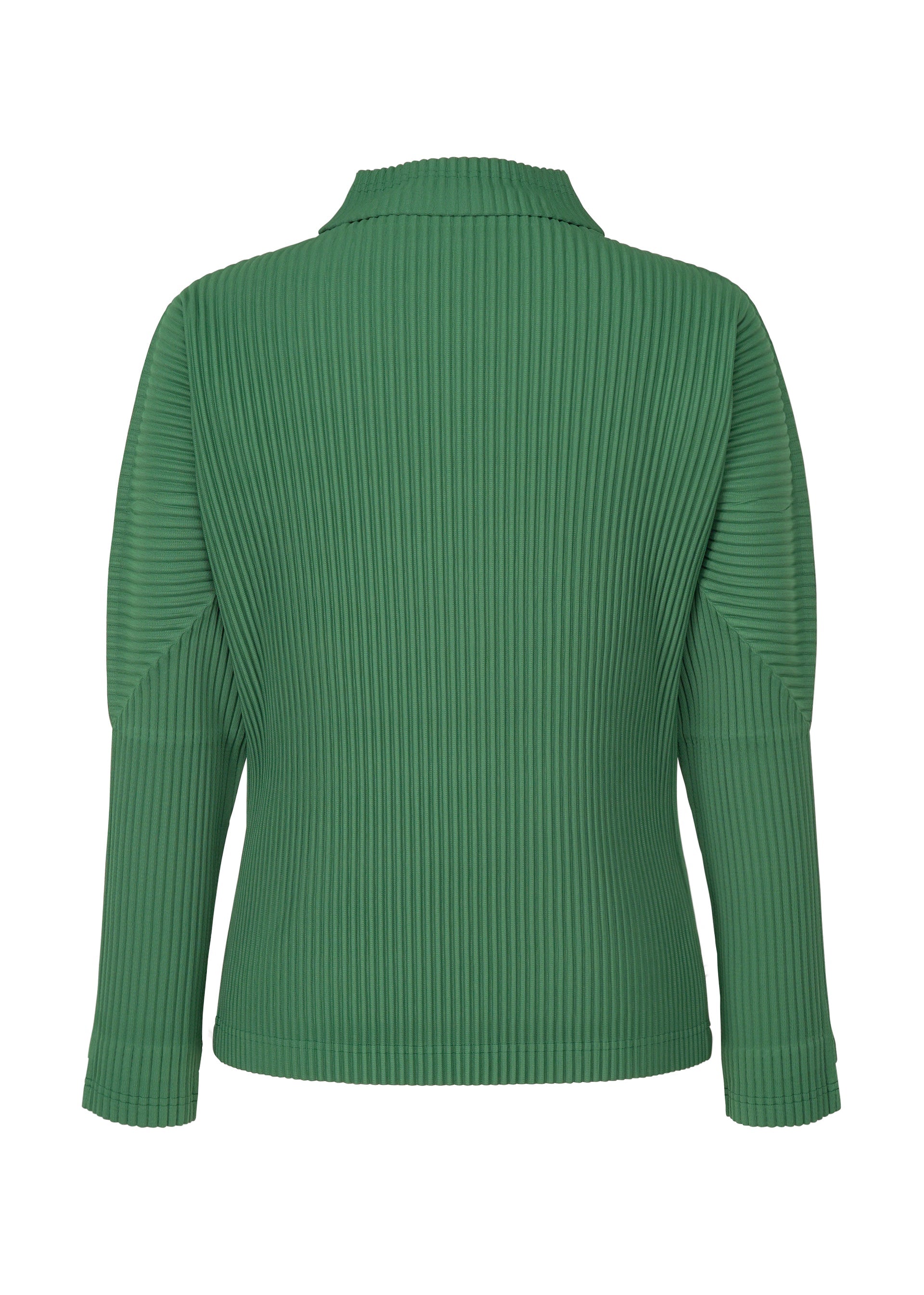 A detail shot of the Homme Plisse Issey Miyake MONTHLY COLORS : NOVEMBER top.