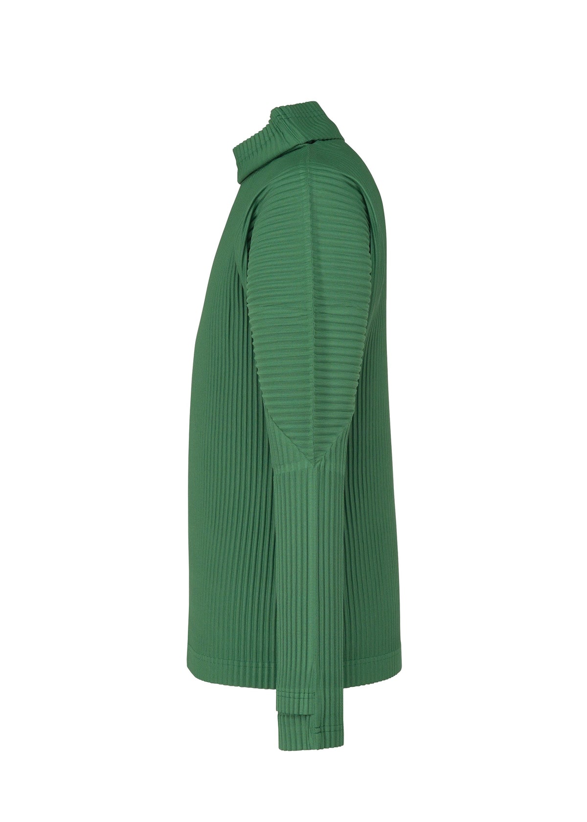 A detail shot of the Homme Plisse Issey Miyake MONTHLY COLORS : NOVEMBER top.