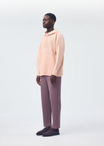 COLOR PLEATS Top Fluorite Pink