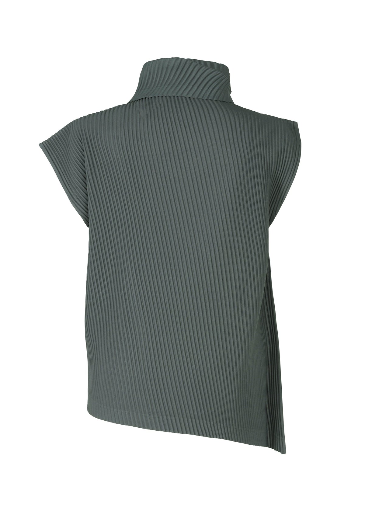 A detail shot of the Homme Plisse Issey Miyake ANGULAR STONE top.