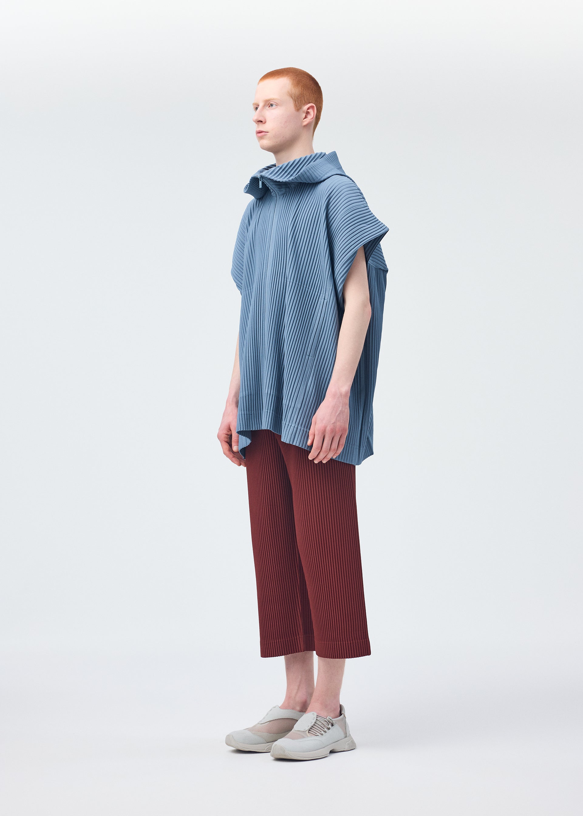 MONTHLY COLORS : AUGUST Jacket Slate Blue – ISSEY MIYAKE EU