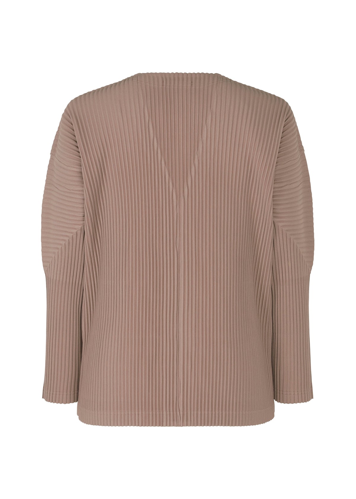 A detail shot of the HOMME PLISSÉ ISSEY MIYAKE COLOR PLEATS shirt.