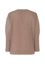 A detail shot of the HOMME PLISSÉ ISSEY MIYAKE COLOR PLEATS shirt.