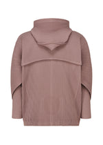 A detail shot of the Homme Plisse Issey Miyake WICKERWORK MESH blouson.