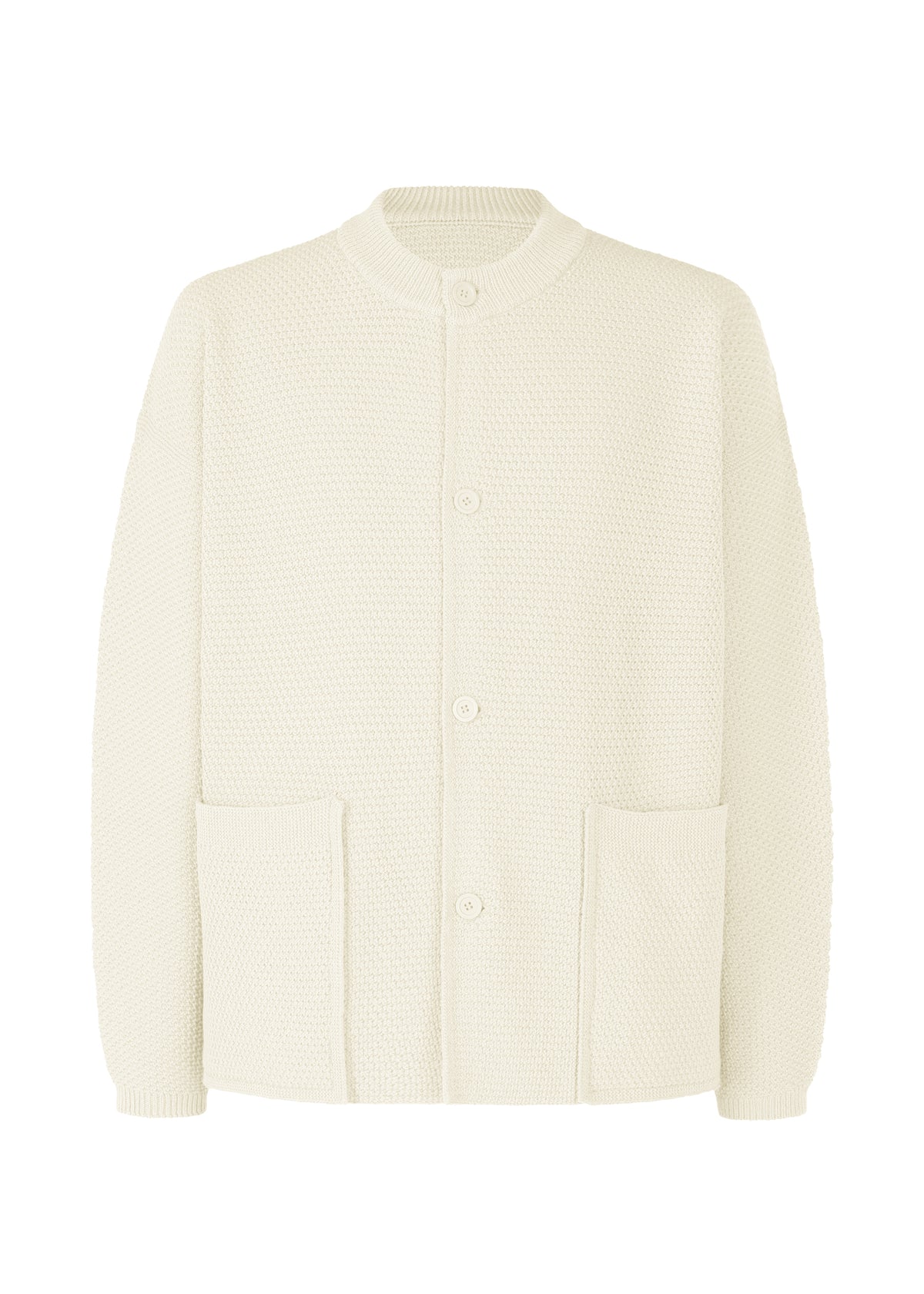 RUSTIC KNIT Jacket White