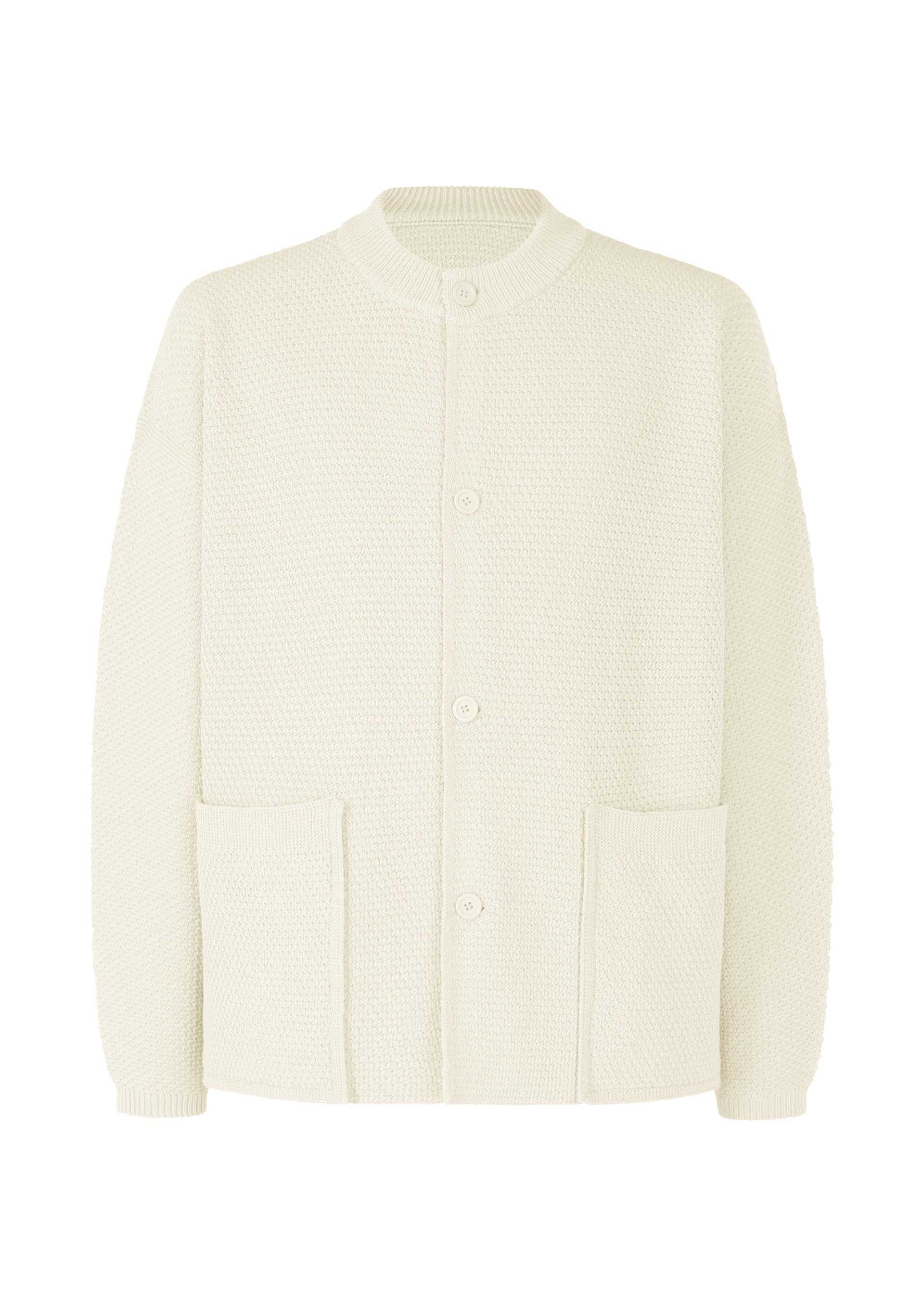 RUSTIC KNIT Jacket White