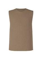 RUSTIC KNIT Vest Greige