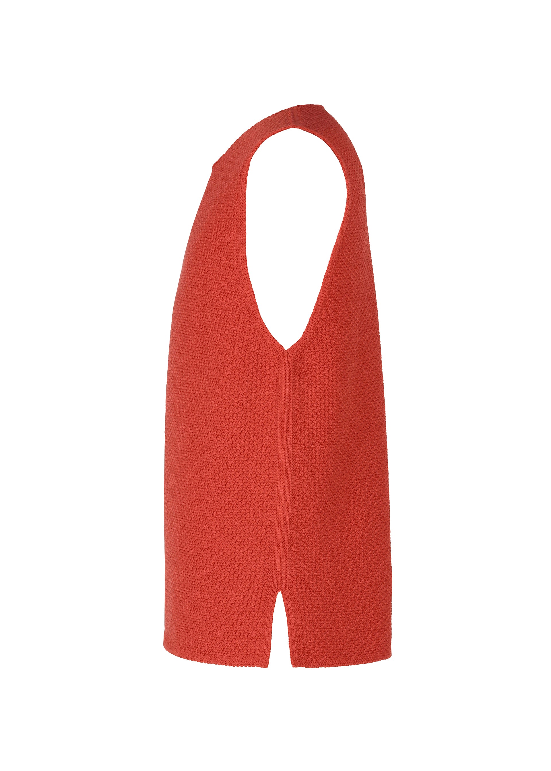 RUSTIC KNIT Vest Greige