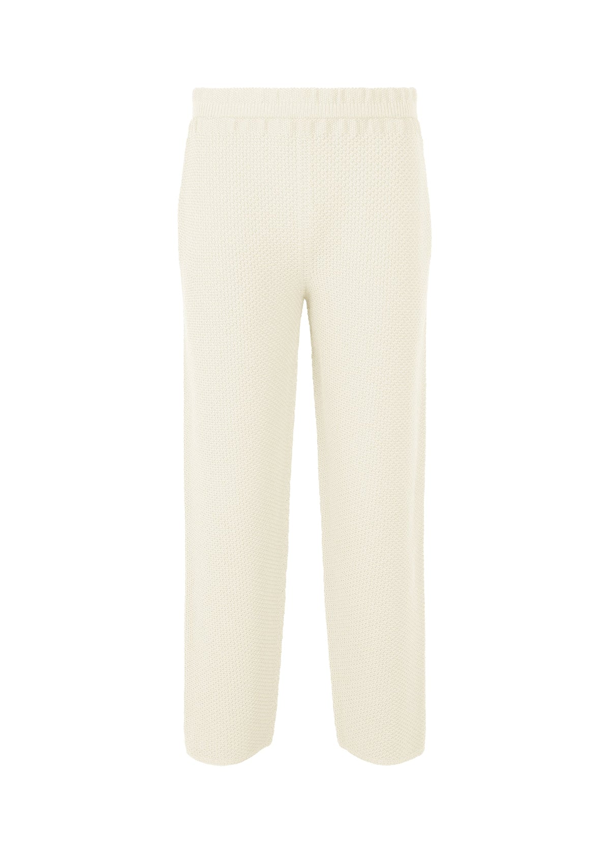 A product shot of the Homme Plisse Issey Miyake RUSTIC KNIT trousers in .