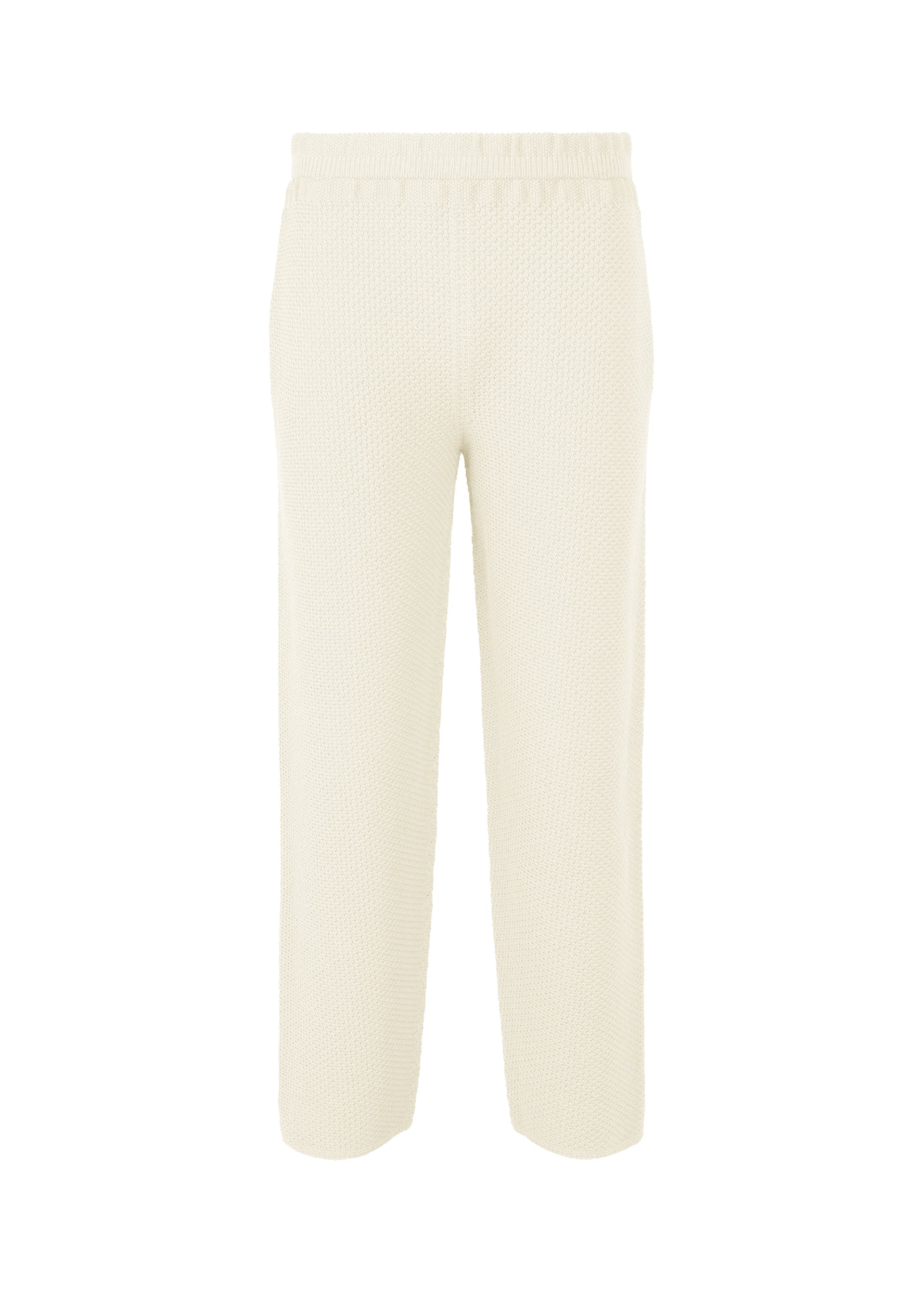 A product shot of the Homme Plisse Issey Miyake RUSTIC KNIT trousers in .