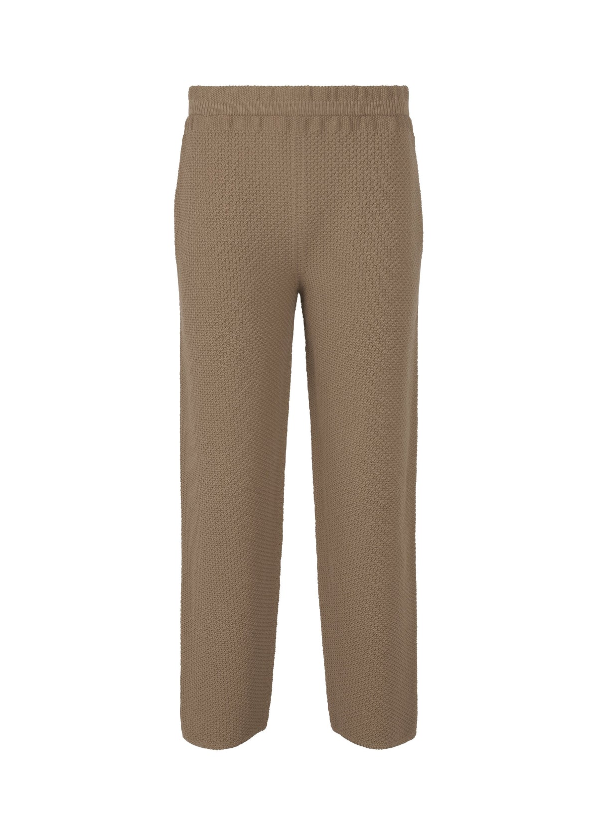 A product shot of the Homme Plisse Issey Miyake RUSTIC KNIT trousers in .