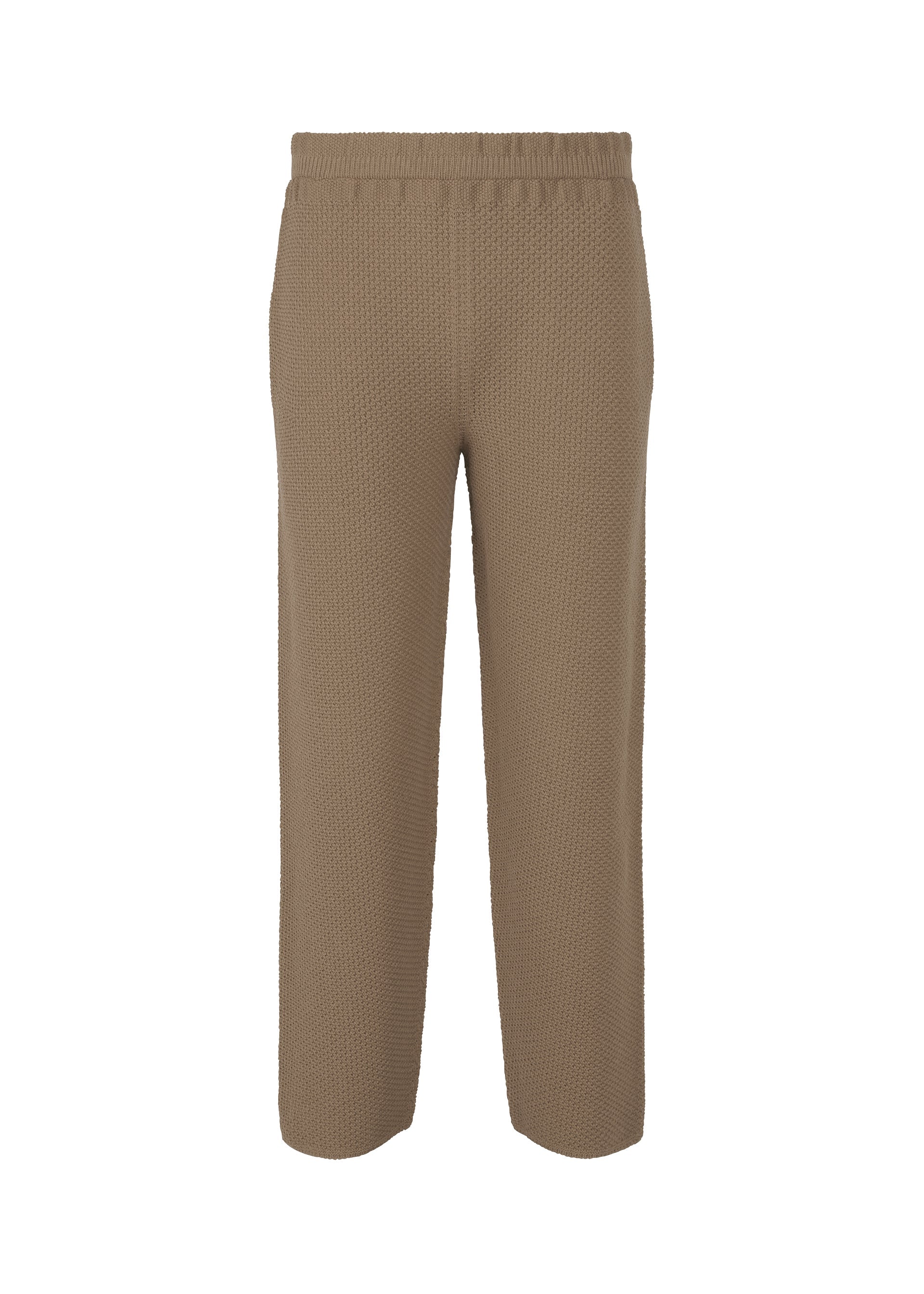 A product shot of the Homme Plisse Issey Miyake RUSTIC KNIT trousers in .