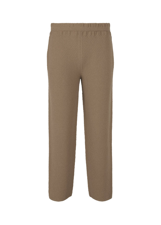A product shot of the Homme Plisse Issey Miyake RUSTIC KNIT trousers in .