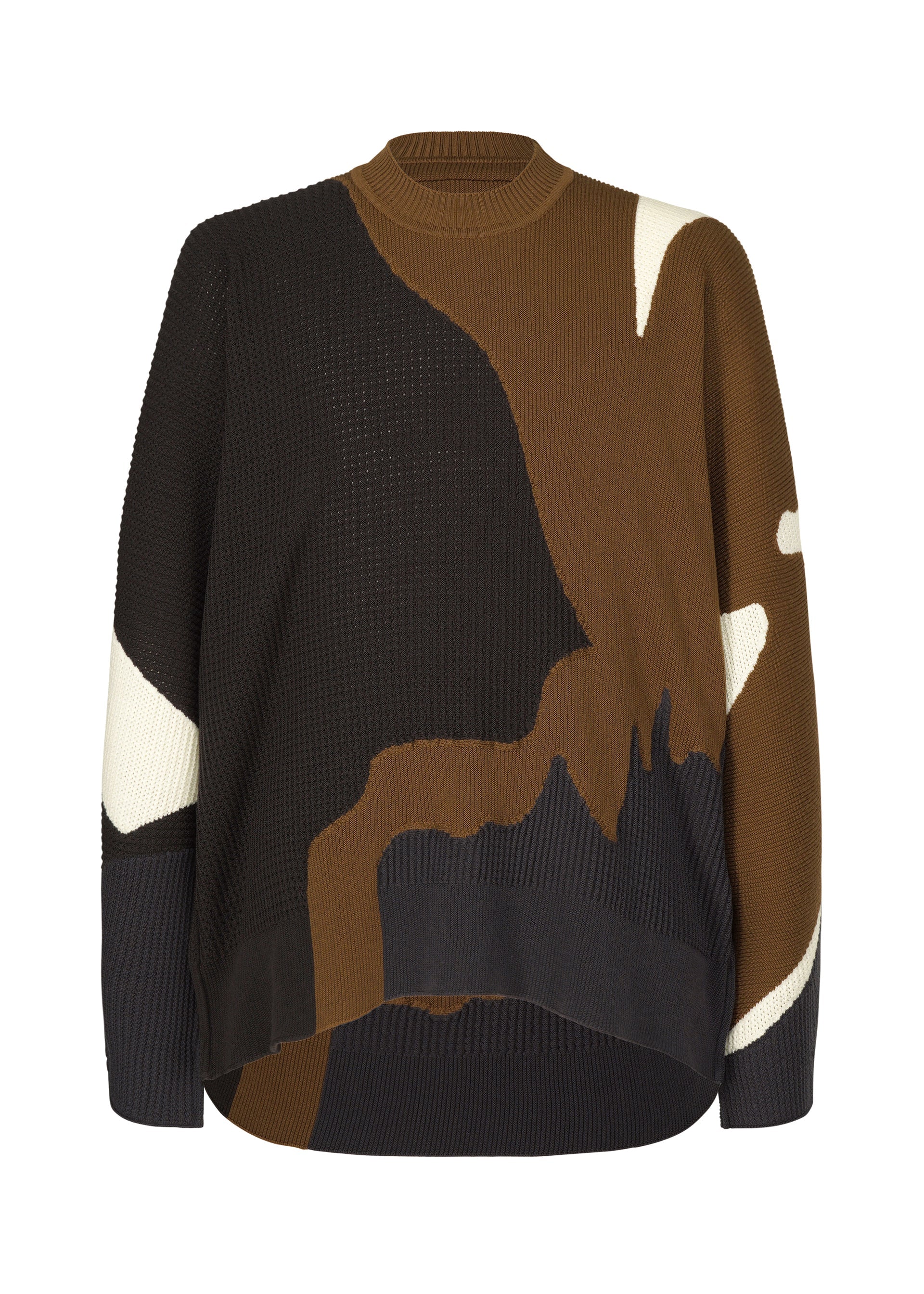 A product shot of the Homme Plisse Issey Miyake AGATE KNIT top in .