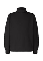 RUSTIC KNIT Top Black