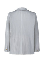 A detail shot of the HOMME PLISSÉ ISSEY MIYAKE BASICS jacket.