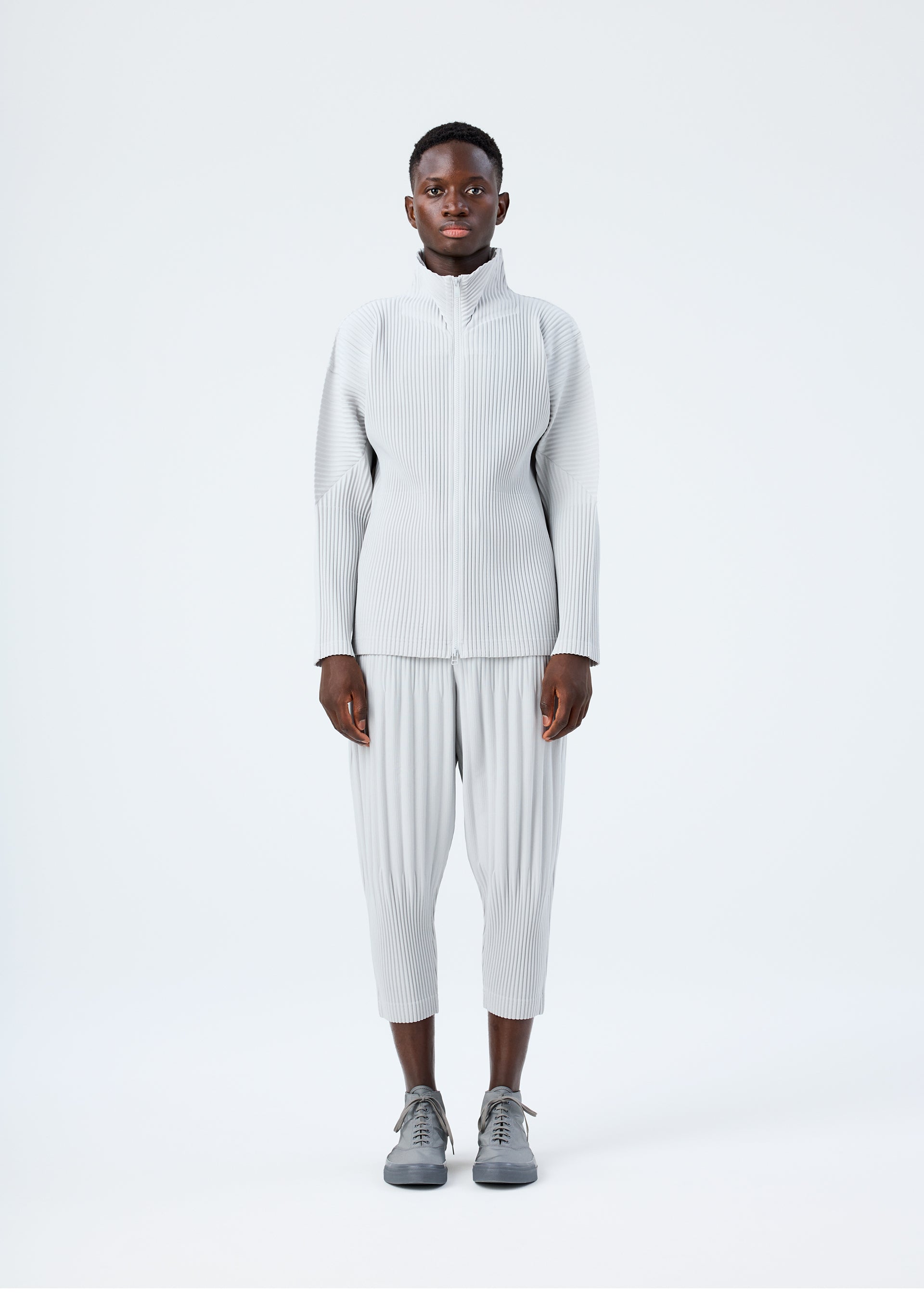 BASICS Zipup cardigan Navy – ISSEY MIYAKE EU