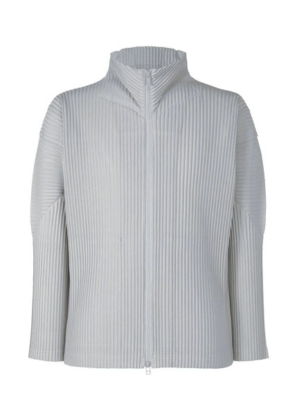 BASICS Zipup cardigan Light Grey – ISSEY MIYAKE EU